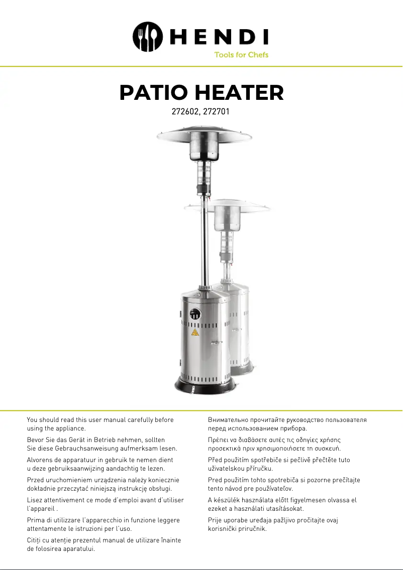 Imagen de la primera página del manual del dispositivo 272701