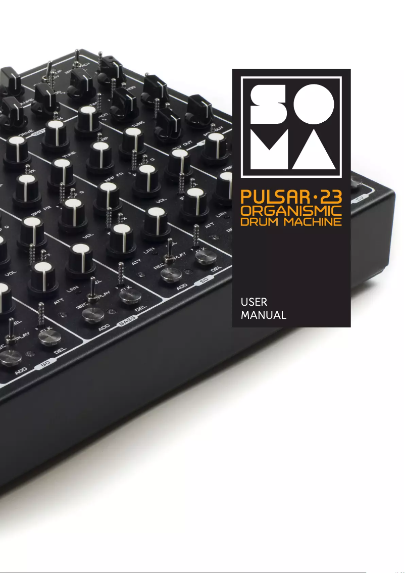 Page 1 de la notice Manuel utilisateur Soma Pulsar-23