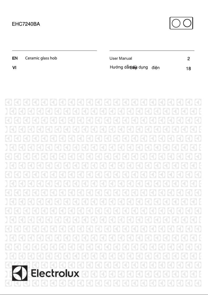 Page 1 de la notice Manuel utilisateur Electrolux EHC7240BA