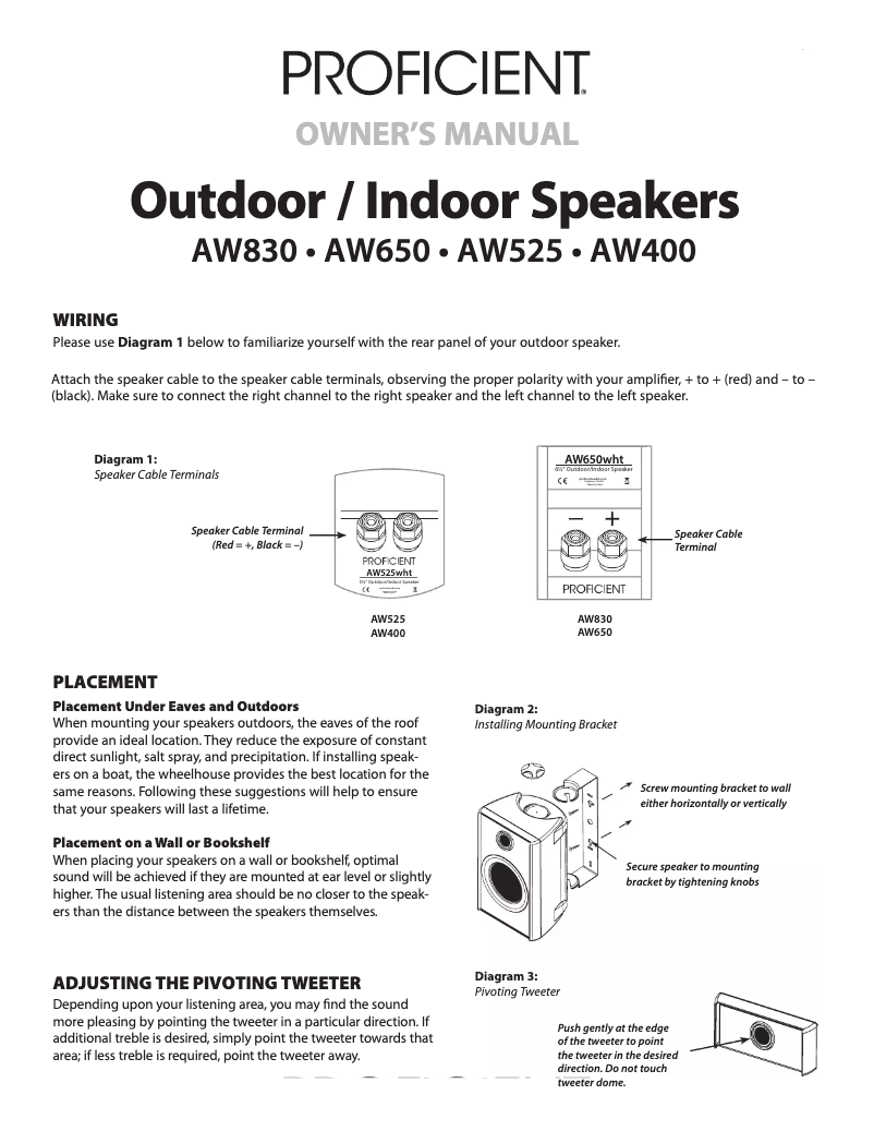 Image de la première page du manuel de l'appareil AW525