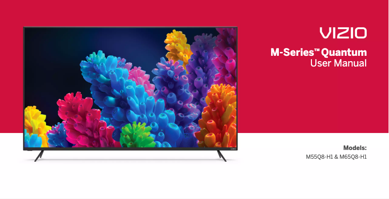 Page 1 de la notice Manuel utilisateur VIZIO M65Q8-H1