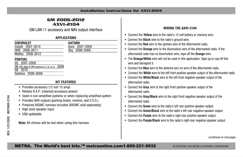 Página 1 del manual Manual de usuario AXESS AXVI-2104
