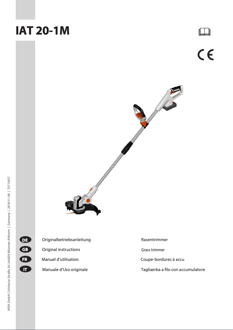Page 1 de la notice Manuel utilisateur IKRA IAT 20-1M