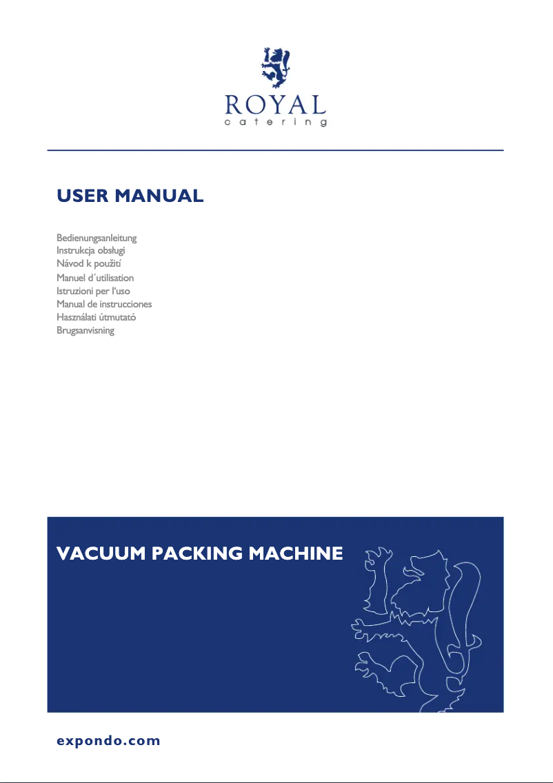 Image de la première page du manuel de l'appareil RCVG-41