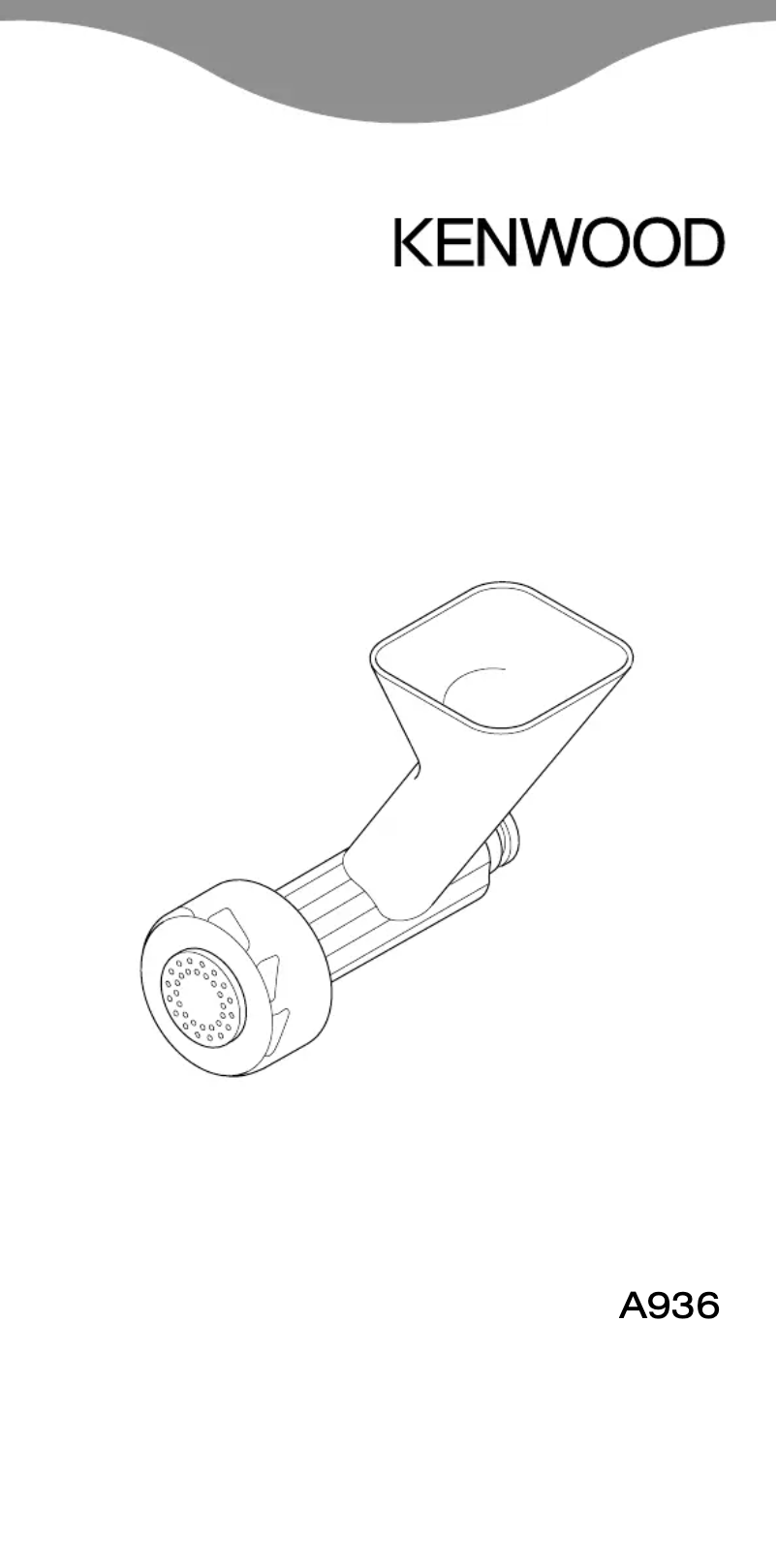 Page 1 de la notice Manuel utilisateur Kenwood AT936