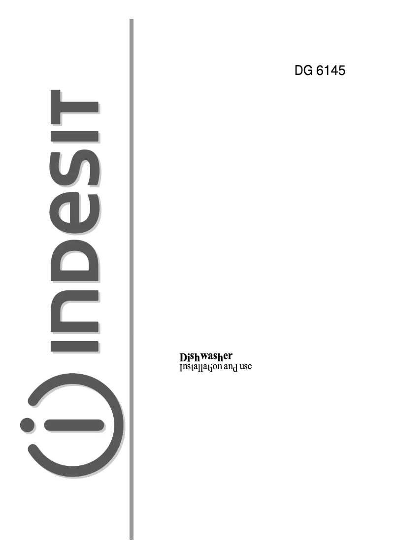 Image de la première page du manuel de l'appareil DG 6145