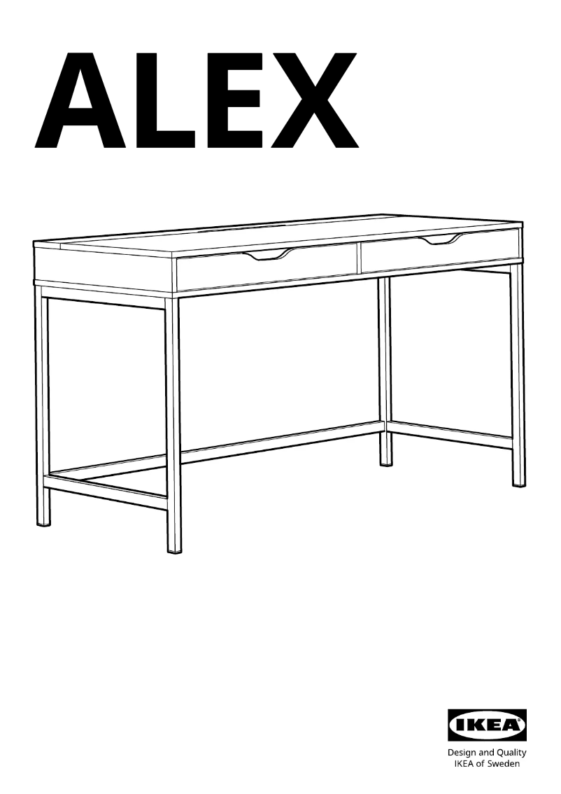 Página 1 del manual Manual de usuario Ikea ALEX 604.834.39