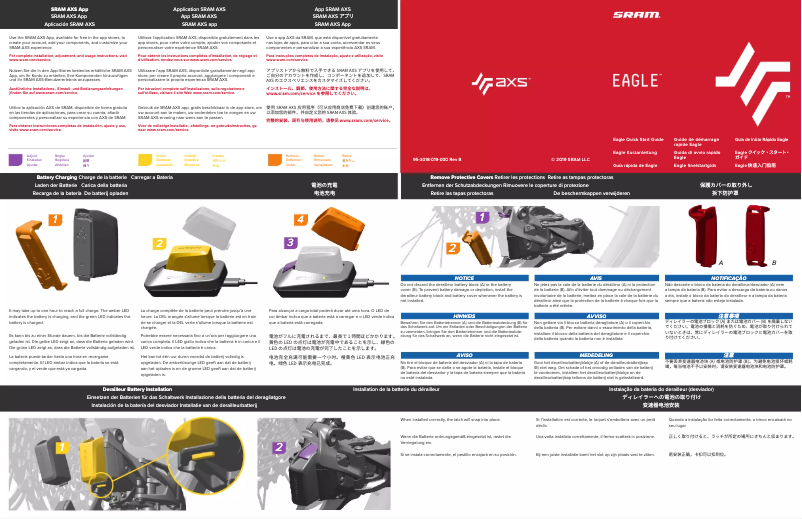 Page 1 de la notice Manuel utilisateur Sram Eagle XX1