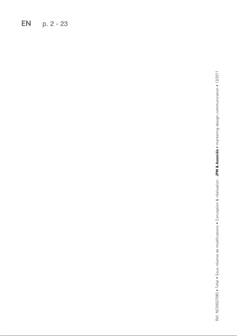 Page 1 de la notice Manuel utilisateur Tefal Toast N' Bean TT5528