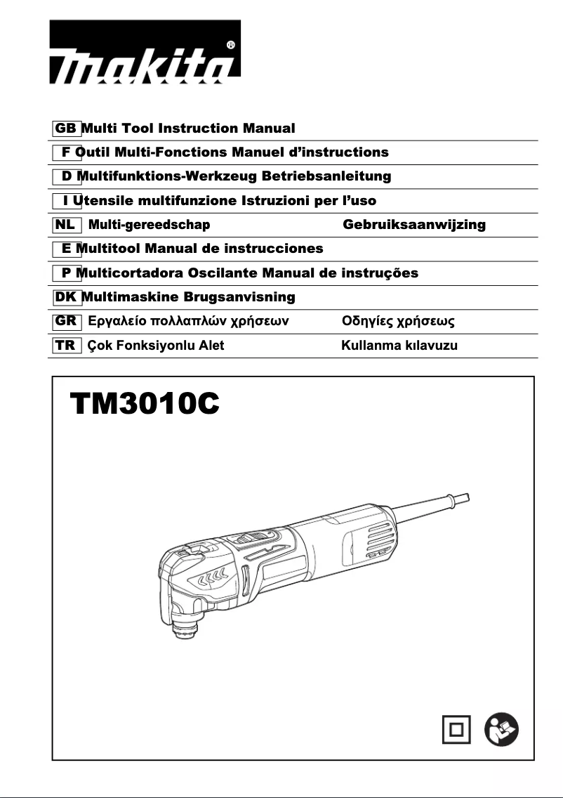 Page 1 de la notice Manuel utilisateur Makita TM3010CX2J