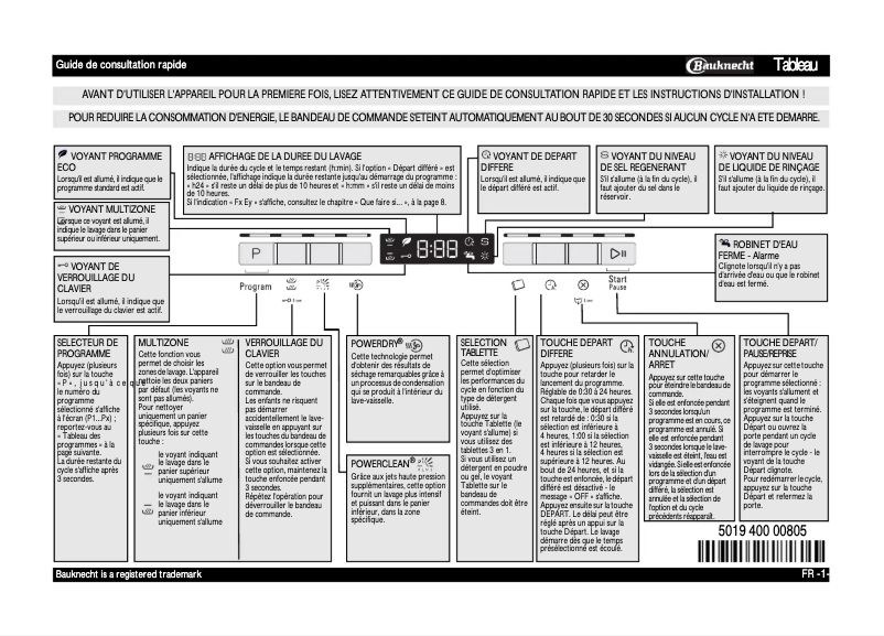 Image de la première page du manuel de l'appareil GSF 102414
