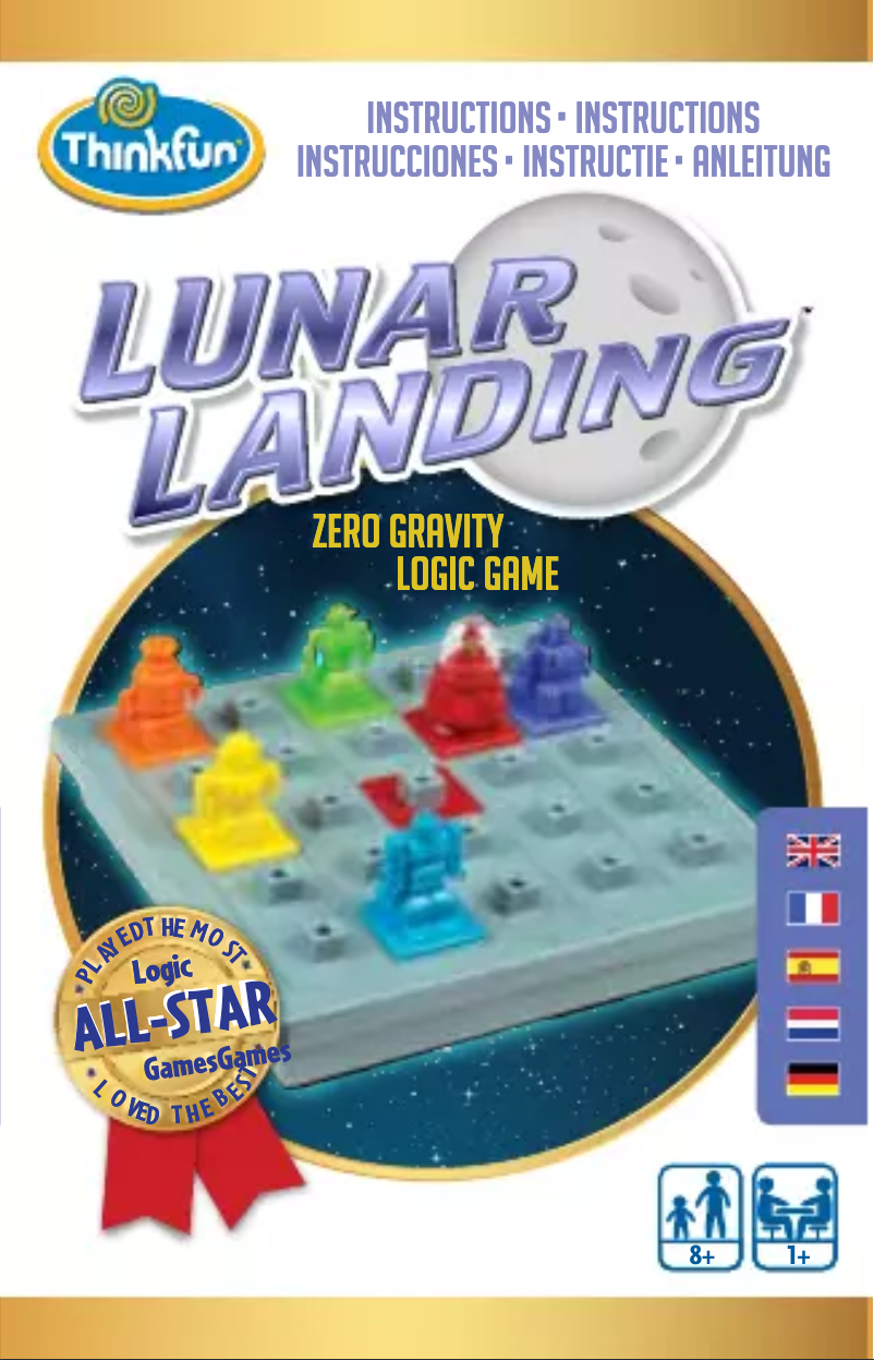 Image de la première page du manuel de l'appareil Lunar Landing