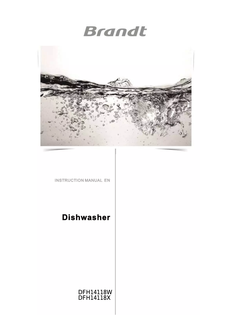 Imagen de la primera página del manual del dispositivo DFH14118X