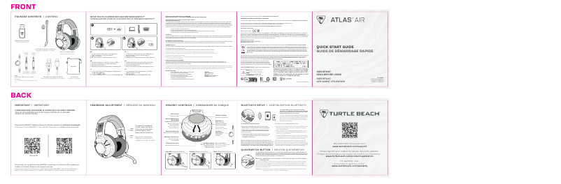 Page 1 de la notice Manuel utilisateur Roccat Atlas Air