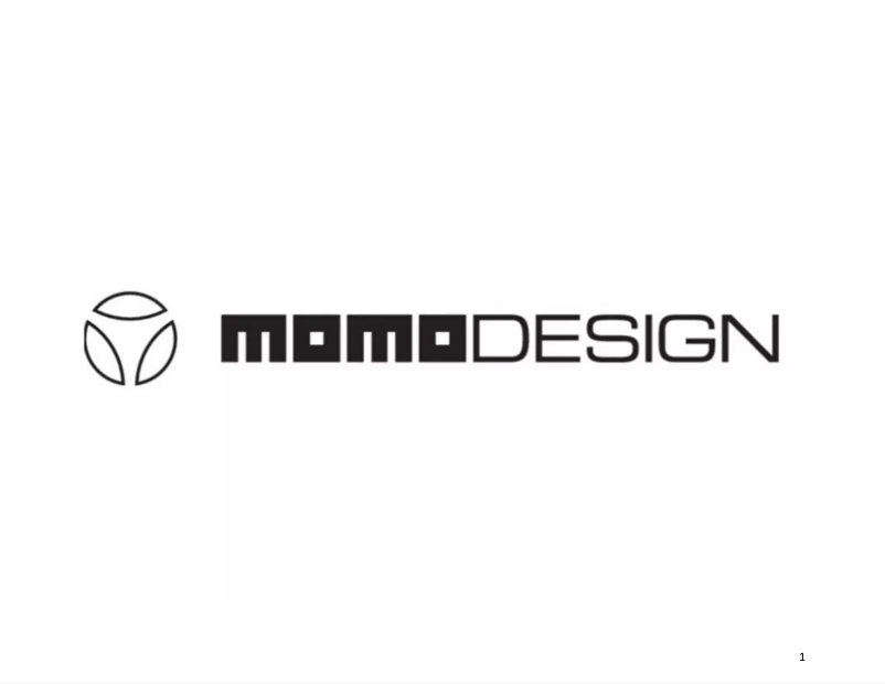 Page n°1 - Manuel utilisateur Momo Design MONACO85