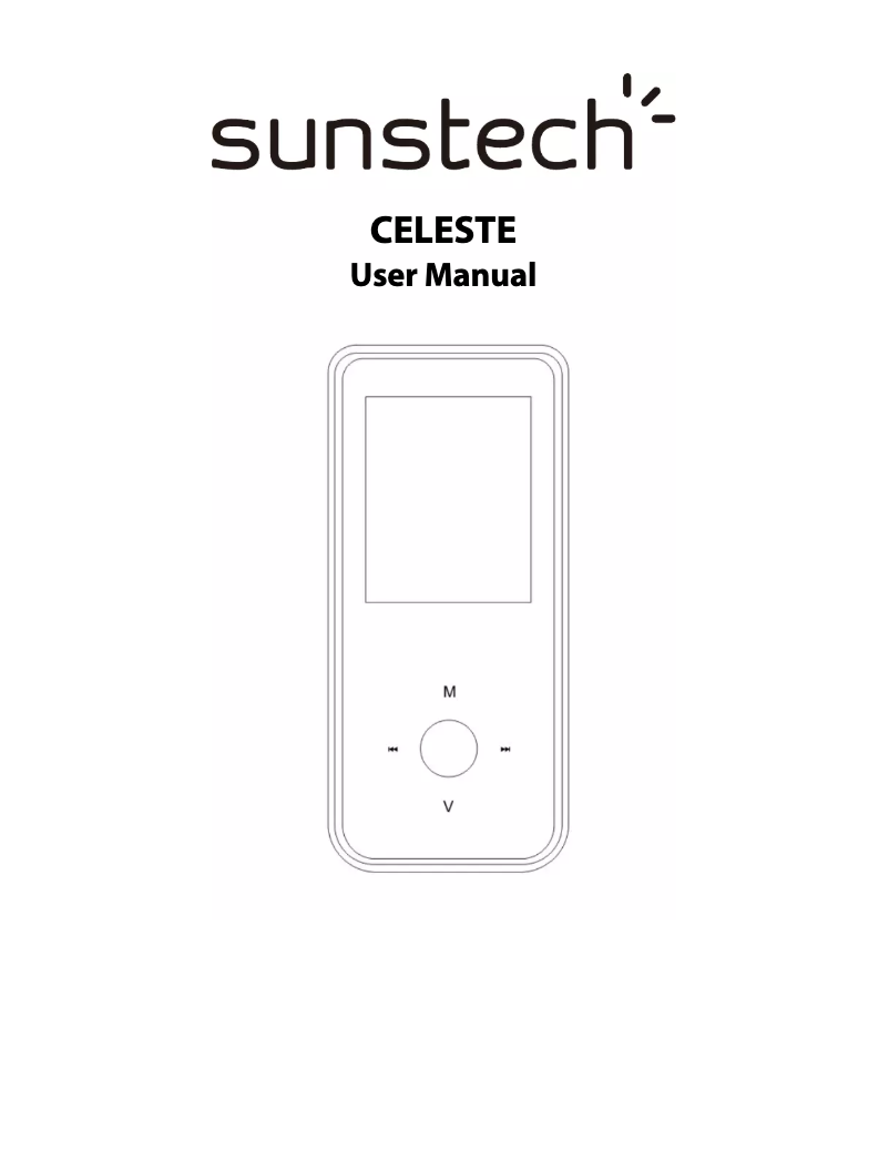 Page 1 de la notice Manuel utilisateur Sunstech Celeste