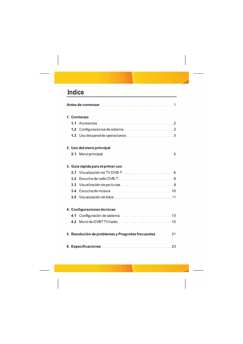 Image de la première page du manuel de l'appareil PMT00