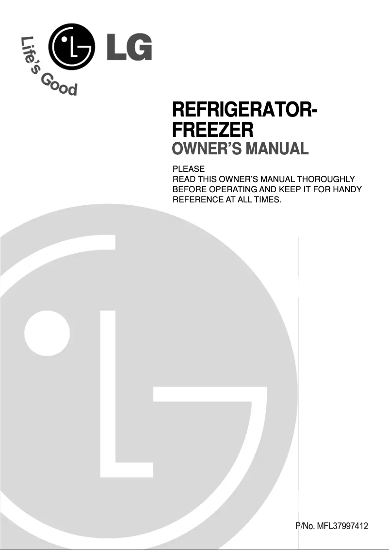 Page n°1 - Manuel utilisateur LG GN-M392YPQ