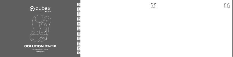 Page 1 de la notice Manuel utilisateur Cybex Solution B2-Fix