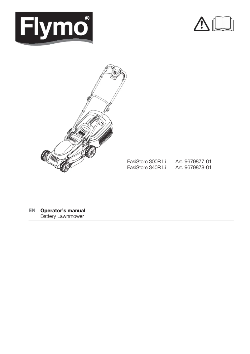 Image de la première page du manuel de l'appareil EasiStore 300R Li