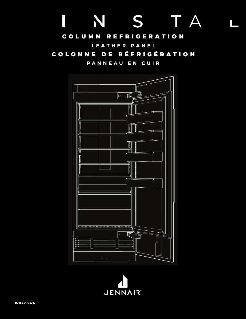 Page n°1 - Guide d'installation JennAir CAVIAR18L