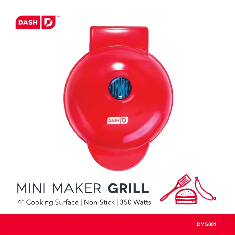 Page 1 de la notice Manuel utilisateur Dash Mini Maker DMG001AQ