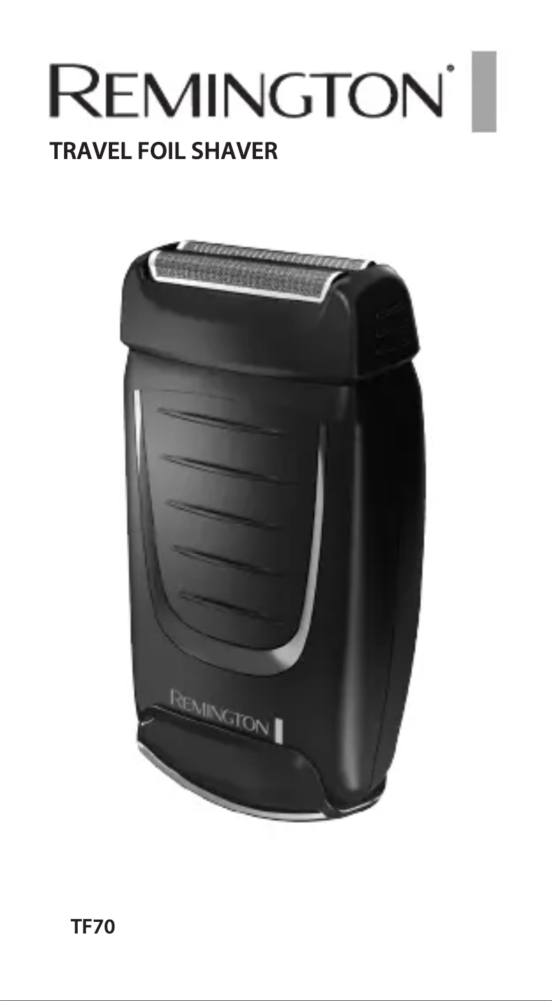 Page 1 de la notice Manuel utilisateur Remington Travel TF70