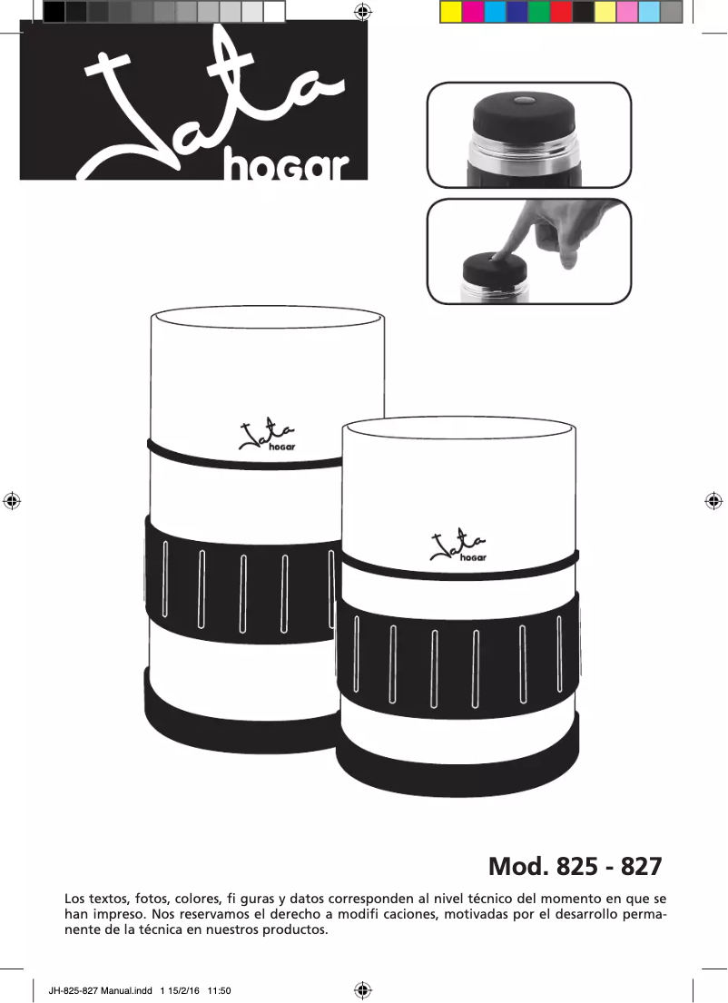 Image de la première page du manuel de l'appareil 825