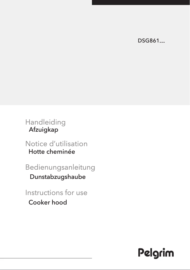 Page 1 de la notice Manuel utilisateur Pelgrim DSG861MAT