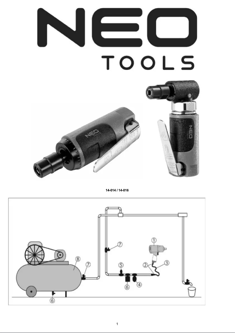 Page 1 de la notice Manuel utilisateur Neo 14-016