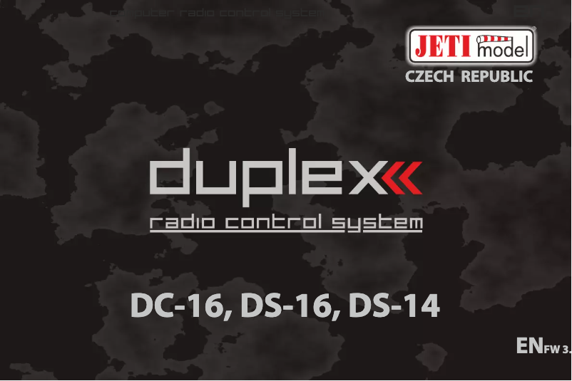 Image de la première page du manuel de l'appareil JDEX-TDC16-CL-MM