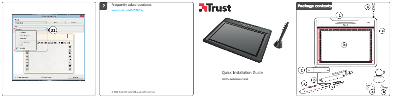 Page n°1 - Manuel utilisateur Trust 16615 Slimline