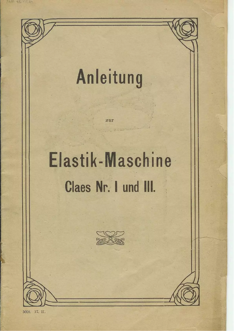 Página 1 del manual Manual de usuario Claes Nr3