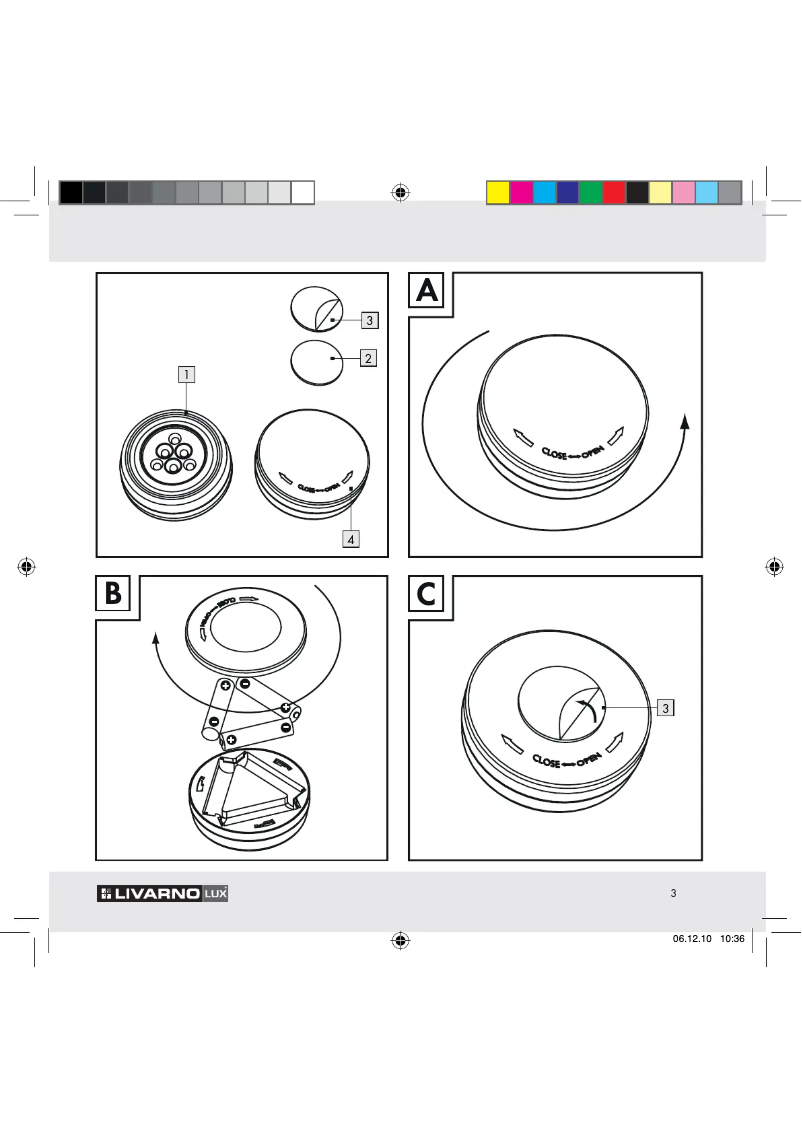 Page 1 de la notice Manuel utilisateur Livarno Lux IAN 071407