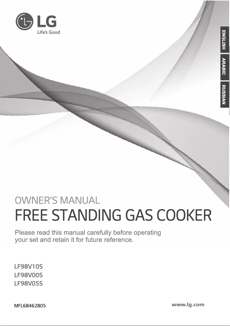 Page 1 de la notice Manuel utilisateur LG LF98V00S