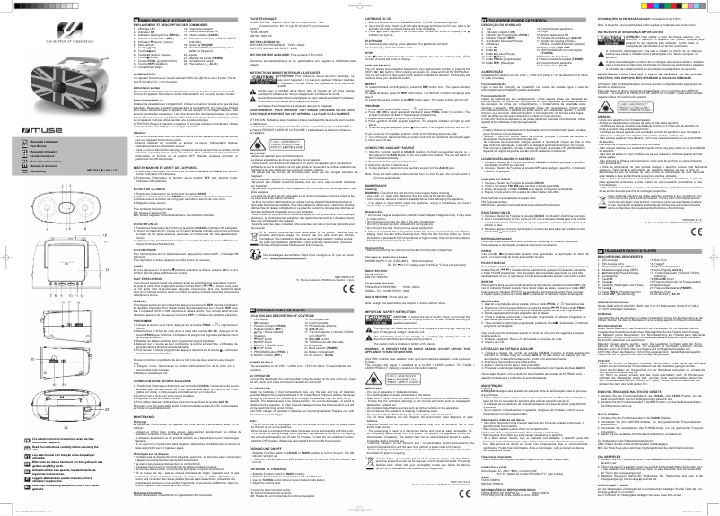 Image de la première page du manuel de l'appareil MD-205 LD