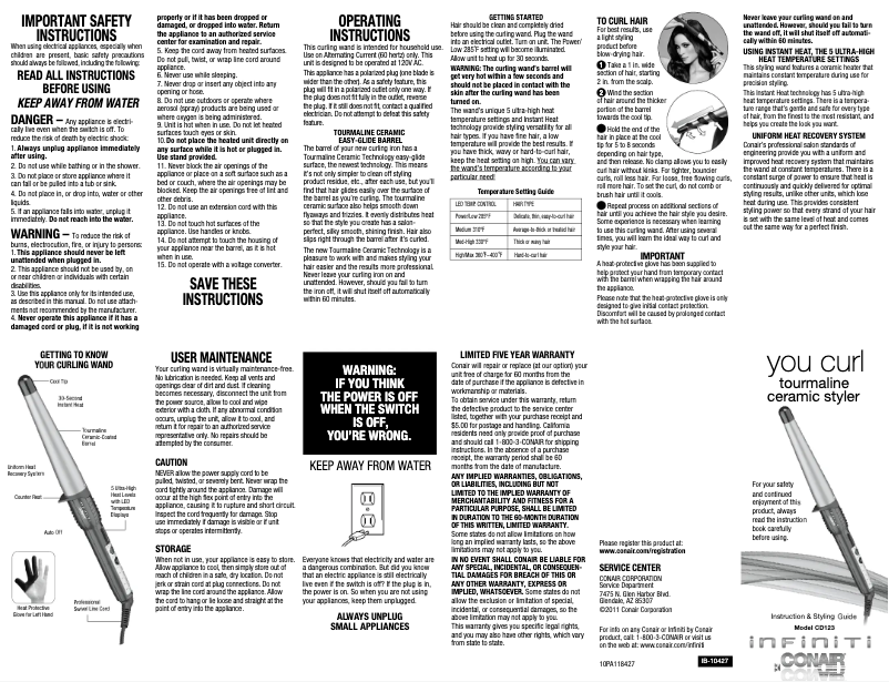 Image de la première page du manuel de l'appareil CD123