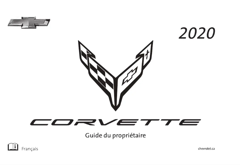 Page 1 de la notice Manuel utilisateur Chevrolet Corvette (2020)