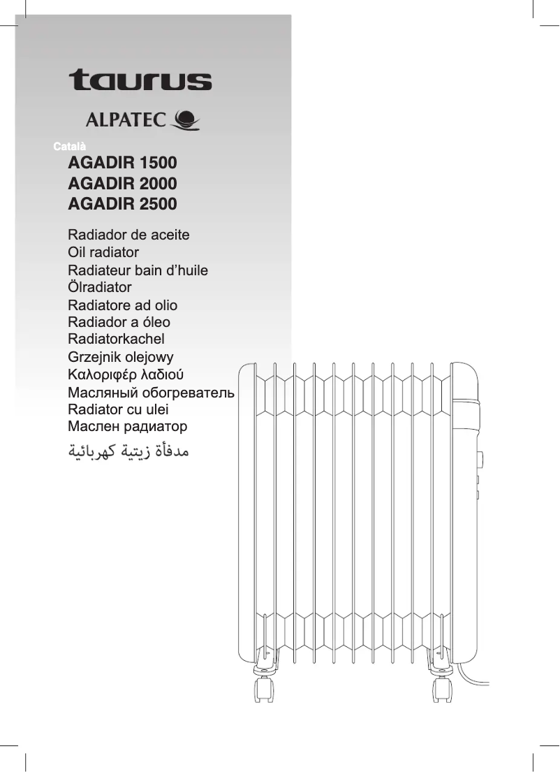 Image de la première page du manuel de l'appareil Agadir 2000