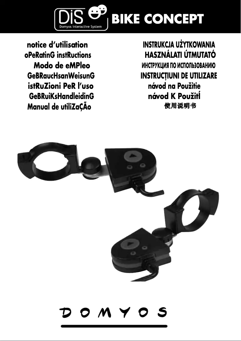 Página 1 del manual Manual de usuario Domyos Bike Concept