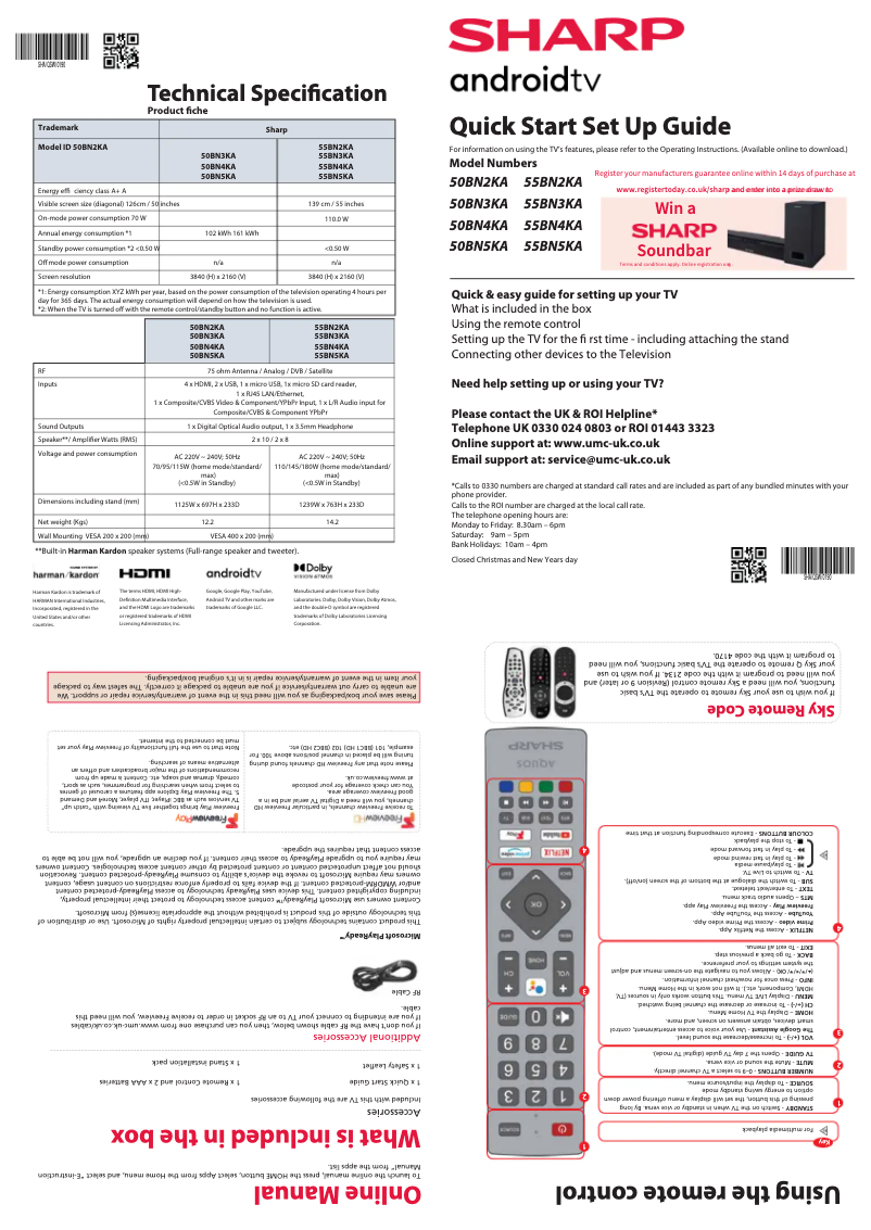 Image de la première page du manuel de l'appareil 50BN3KA