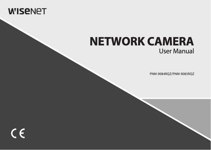 Page 1 de la notice Manuel utilisateur Wisenet PNM-9085RQZ