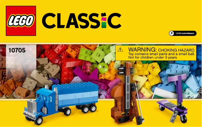 Page n°1 - Manuel utilisateur Lego Classic 10705