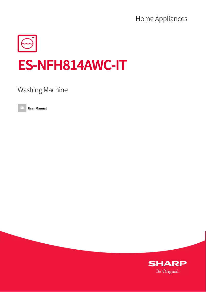 Page n°1 - Manuel utilisateur Sharp ES-NFH814AWC-IT