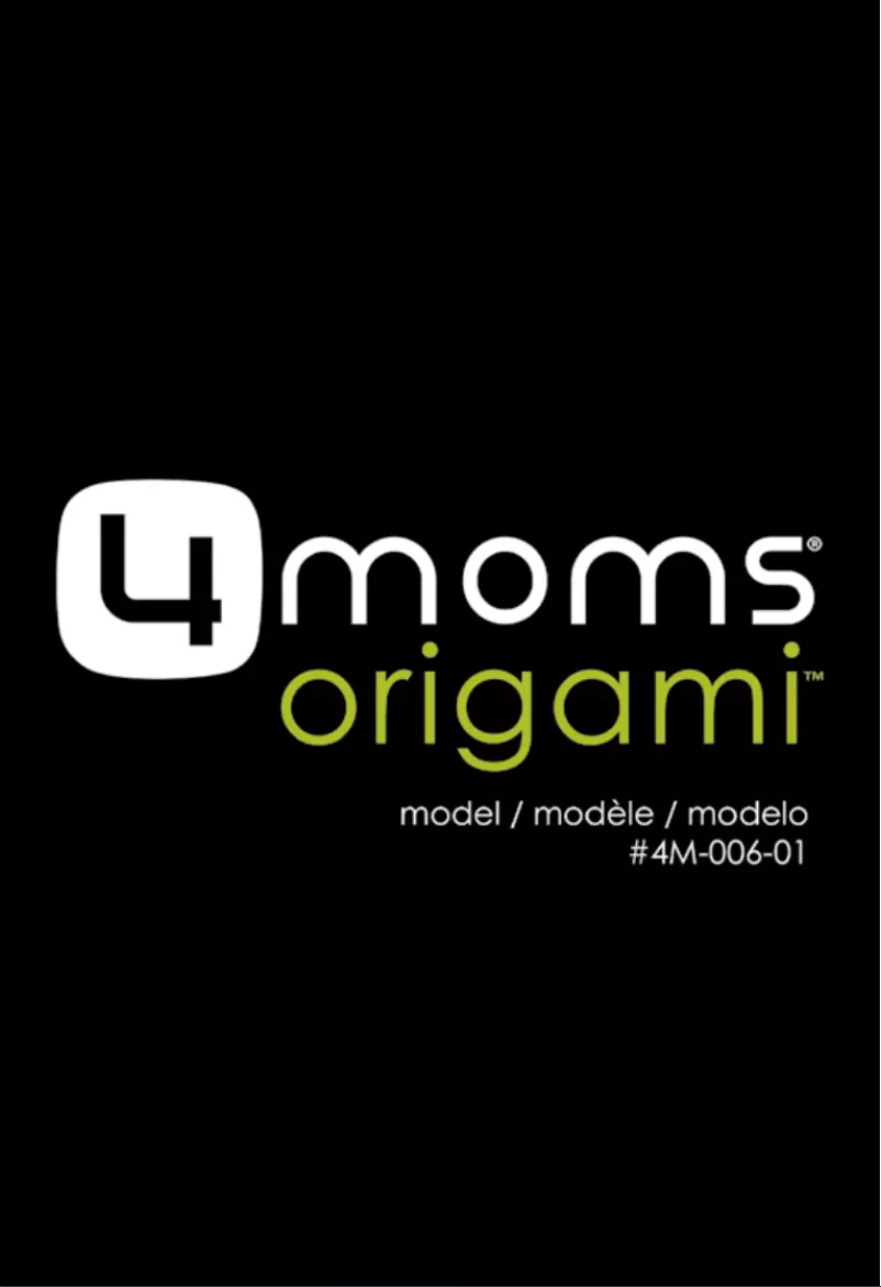 Page n°1 - Manuel utilisateur 4moms Origami