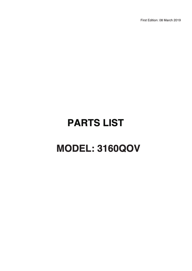 Page 1 de la notice Fiche technique Janome 3160QOV