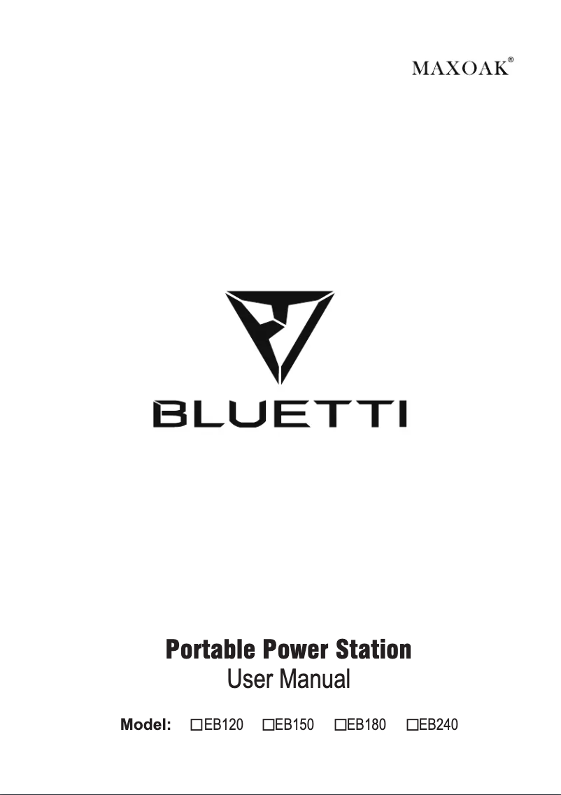 Image de la première page du manuel de l'appareil EB240