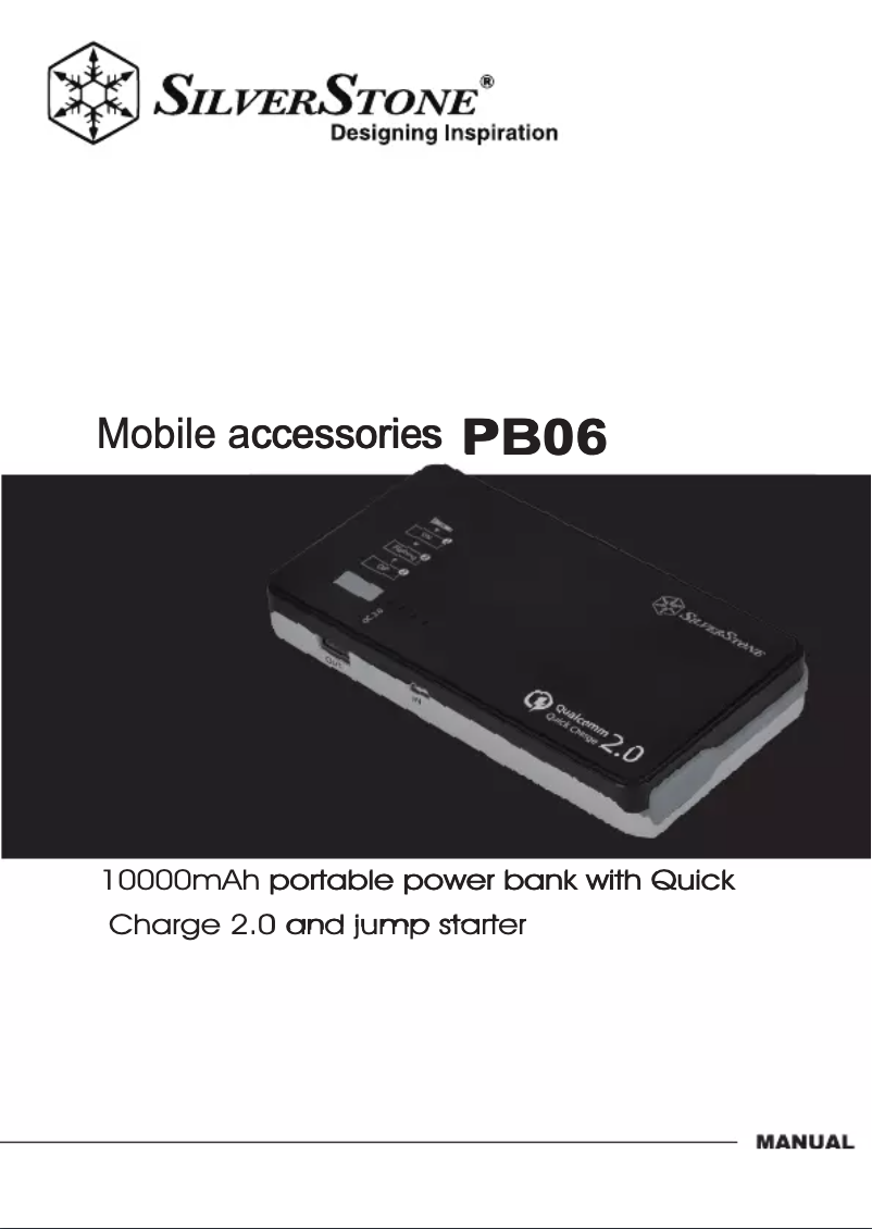 Image de la première page du manuel de l'appareil PB06