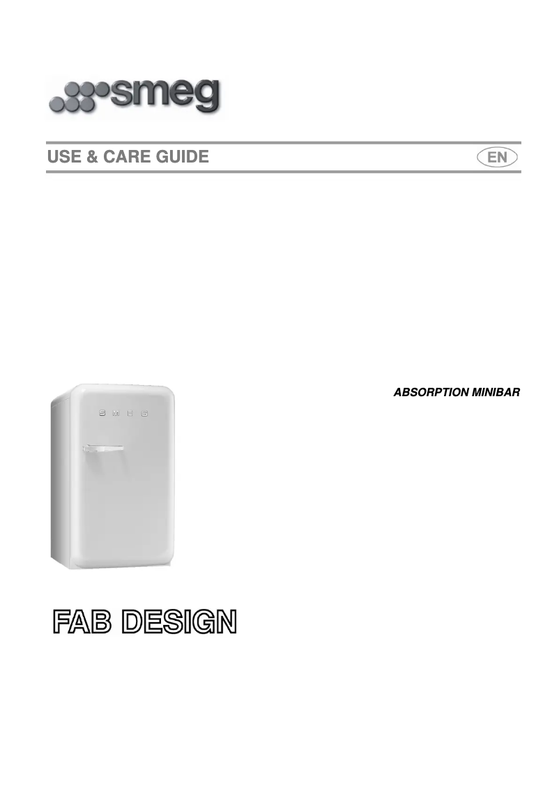 Página 1 del manual Manual de uso y mantenimiento Smeg FAB5ULUJ