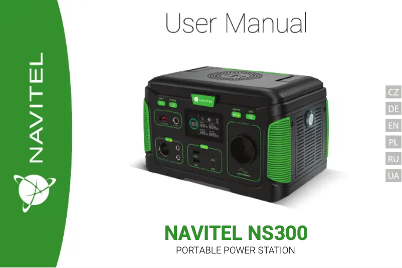 Página 1 del manual Manual de usuario Navitel NS300
